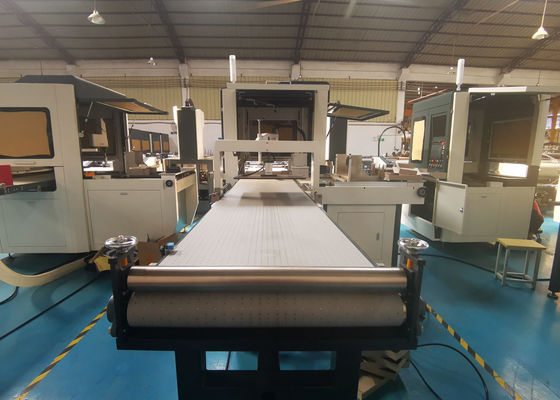 Máy làm hộp đóng gói có nắp riêng biệt với tốc độ 15-35 chiếc mỗi phút và để làm hộp cứng