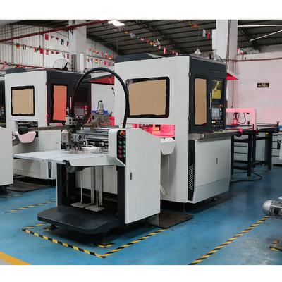 Máy định vị trực quan 45 chiếc / phút để làm hộp cứng