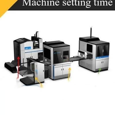 1246B Thiết lập hoàn toàn tự động Máy gấp hộp Máy đóng gói thùng carton tự động