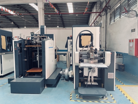 Máy làm hộp cứng đóng đai tự động, Máy làm hộp các tông 40 cái / phút