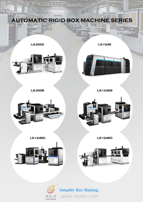 LS-1246G Máy làm hộp cứng đa chức năng bán tự động để làm bìa sách bìa cứng