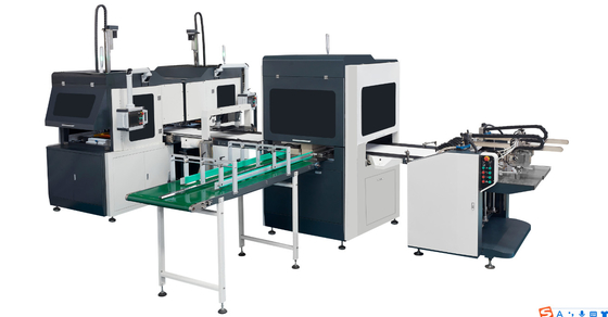 Máy làm hộp cứng tự động hoàn toàn thông minh hai trạm cho hộp đựng vòng tay
