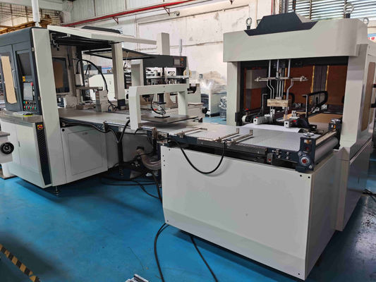 Máy làm hộp quà tặng trang sức hoàn toàn tự động Máy làm hộp cứng với định vị trực quan