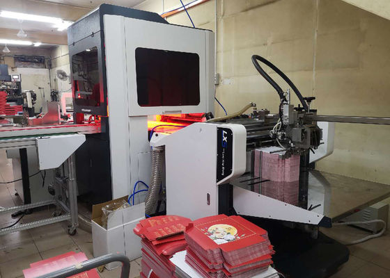 Máy làm hộp quà Giáng sinh L5989XW3182XH2100mm Máy dán giấy hộp cứng