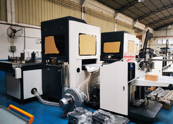 Rượu 40 chiếc / phút Máy làm hộp cứng cáp Quà tặng Máy sản xuất hộp bánh điện thoại thông minh
