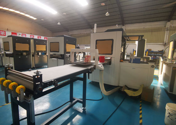 Máy đóng gói hộp tự động đa chức năng LS-450plus để đóng gói hộp giấy và hộp điện thoại di động có vị trí máy ảnh