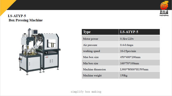 Máy làm hộp quà tặng trang sức bằng bìa cứng bánh trung thu L1380XW1060XH1900mm