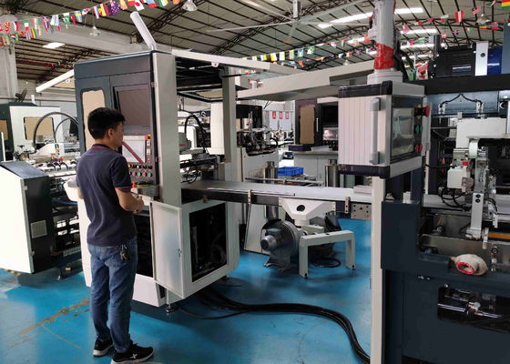 Máy làm hộp giày cứng 12mm 100mm Định vị cho hộp gói