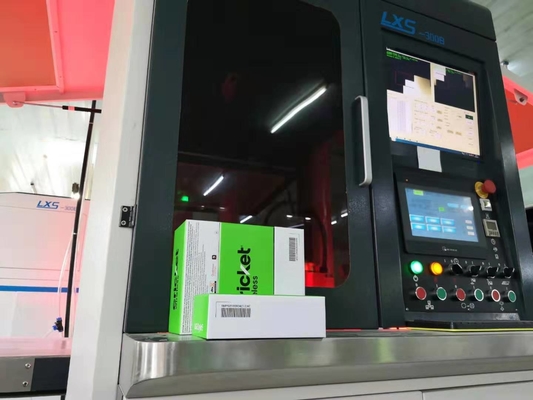 Máy định vị trực quan 45 chiếc / phút để làm hộp cứng